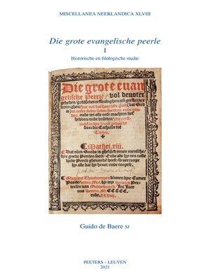cover image of 'Die grote evangelische peerle'